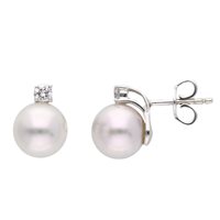 Ohrringe Babila Milano Dame Perle in Weißgold Perla  Ct 149348 - 149348